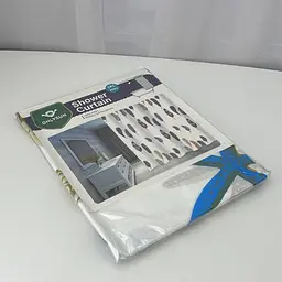 Шторка для ванної Ракушки 180х180 см - мініатюра 2