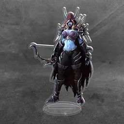 Акрилова колекційна фігурка World of Warcraft Сільвана Вітрокрила 1 15 см