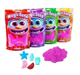 Кінетичний пісок Magic Sand, 39404-4, фіолетовий, 1 кг - мініатюра 2