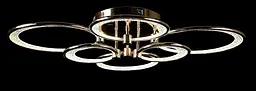 Люстра стельова LED Splendid Ray LT98120/2+2+2, 6 ламп, золото/білий, 84 см, сучасний стиль з димером - мініатюра 4