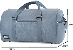 Сумка дорожня TravelZ Basics Jeans Blue (604375) - мініатюра 3