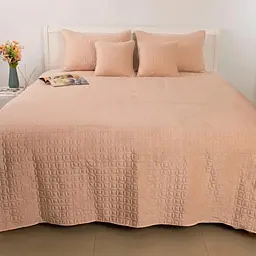 Покривало ТЕП Velour Мозаїка Пудра 150x210 см нюдово-пудровий (4-00515_36241)