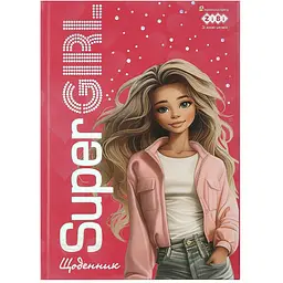 Щоденник шкільний ZiBi Kids Line Super girl В5 40 листів (ZB.13765-40)