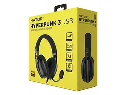 Навушники з мікрофоном Hator Hyperpunk 3 USB 7.1 Hi-Res Black (ESH10) - мініатюра 8