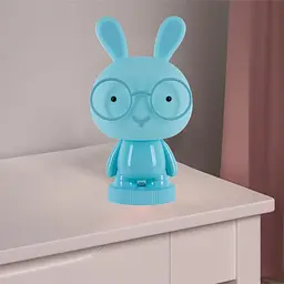 Світильник-нічник Kite LED з акумулятором Bunny блакитний (K24-490-1-3) - мініатюра 4