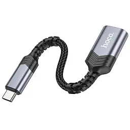 Мульти адаптер хаб Hoco UA24 Type-C to USB 3.0 сірий - мініатюра 5