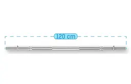 Гриф гвинтовий прямий Thunder 120/25 (SG-SC-120/25) - мініатюра 5