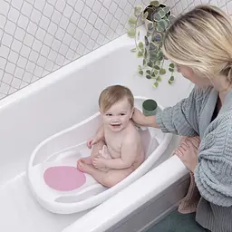 Дитяча ванночка 3 в 1 Ingenuity Comfy Clean біла (17138) - мініатюра 9