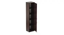 Пенал Анжело Ferrum-decor на 5 полиць із 2 дверима 1900x400x380 ДСП Венге Магія 16 мм (FRD-104919)