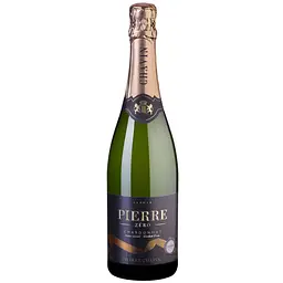 Ігристе вино безалкогольне Pierre Zéro Chardonnay Sparkling, біле, напівсолодке 0,75 л