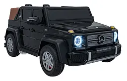 Дитячий електромобіль Mercedes Benz Maybach G650, з регулюванням сидінь, чорний - мініатюра 4