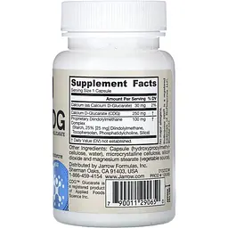 Дііндолілметан та D-глюкарат кальцію Jarrow Formulas DIM + CDG 30 капсул - мініатюра 2