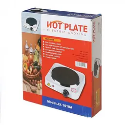 Плита електрична однокомфоркова переносна електроплита Hot Plate JX-1010A 1000W - мініатюра 2