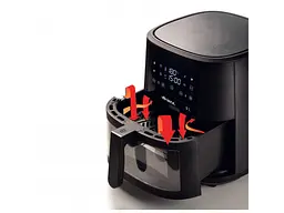 Мультипіч (аерофритюрниця) Ariete ad aria 9L con vetro Nero 4630/00 - мініатюра 4