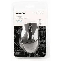 Бездротова миша A4Tech Fstyler FG30 Wireless Black/Grey (FG30 (Grey)) - мініатюра 7