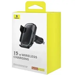 Тримач із бездротовою зарядкою Baseus Milky Way Pro Series 15W - мініатюра 8