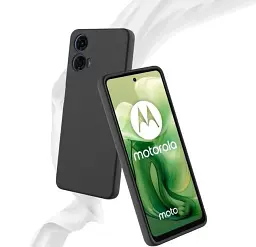 Силіконовий чохол BeCover для Motorola Moto G04/ E14 Black (711894) - мініатюра 2
