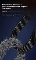 Кабель XON SmartCable Type-C/Type-A - Type-C/Lightning PD 60W 1м MultiLink (SC7ACL6W1B 3312) Чорний - мініатюра 11