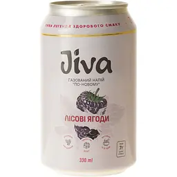 Напій соковий Jiva Лісові ягоди з соком лісових ягід з підсолоджувачем 330 мл - мініатюра 2