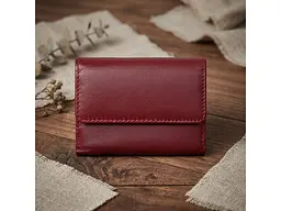 Жіночий гаманець натуральна шкіра Cortina 5056 rosso Червоний 7,5x9,5 см TONY PEROTTI acs0032570 - мініатюра 6