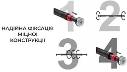 Розсувний турнік для підтягування в дверний отвір розпірний турнік для дому - мініатюра 7