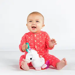 Підвіска-брязкальце Bright Starts Sparkle & Shine Unicorn On-the-Go Toy (11122) - мініатюра 6