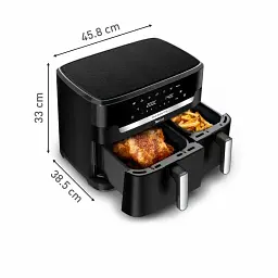 Аерогриль Tefal Dual Easy Fry XXL 2700 Вт чорний (EY9428E0) - мініатюра 4