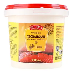 Майонез Щедро Провансаль 67 % відро 900 г