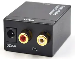 Активный конвертер с цифрового (SPDIF) в аналоговый (RCA) аудио сигнал - мініатюра 2