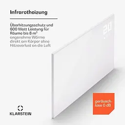 Інфрачервоний обігрівач Klarstein Wonderwall Smart Bornholm (10045464) - мініатюра 5