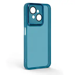 Защитный чехол для TECNO Spark Go 1 (KL4), Shade, синий, TPU+PC, матовый, защита всего корпуса, панель-накладка, противоударный, с высокими бортами, амортизирует удары при падениях, ArmorStandart (ARM81252)