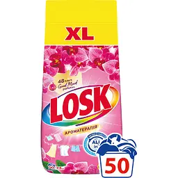 Пральний порошок Losk Ароматерапія Ефірні олії та аромат Малайзійської квітки 7.5 кг 50 циклів прання