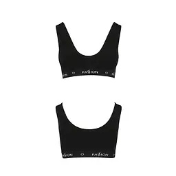 Спортивний топ з широкою гумкою Passion PS004 TOP XL, black - мініатюра 5