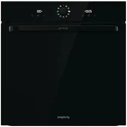 Духова шафа електрична Gorenje 77 л A пара дисплей макс.темпер.-300 чорний