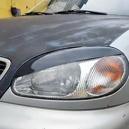 Вії фар для Daewoo Lanos Sens 2 шт Широкі Voron Glass - мініатюра 3