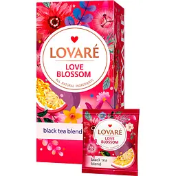 Уцінка. Чай чорний Lovare Love Blossom 48 г (24 шт. х 2 г) - мініатюра 3