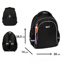 Рюкзак Yes S-115M Just Black (550296) - мініатюра 4