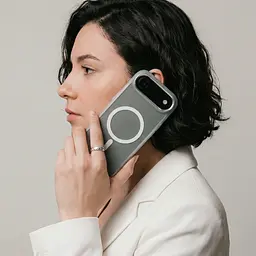 Чехол Apple iPhone 17 Air, Unit MagSafe, белый, прозрачный, MagSafe, противоударный, магнитный, панель-накладка с поддержкой MagSafe, с поддержкой беспроводной зарядки, TPU+PC, защита всего корпуса, ударопрочный, ArmorStandart (ARM88999) - мініатюра 5
