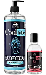 Iнтим-змазка Fresh Heaven охолоджуюча Cool Lube 1000ml та зігріваюча Hot Lube 250ml 