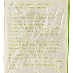 Чай зелений Tea of Life з ароматом жасмину, в пакетиках, 25 шт. (582937) - мініатюра 2
