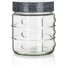 Скляна банка для сипучих продуктів GRANITE 1000ml