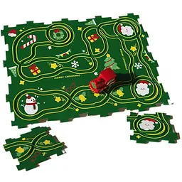 Розвиваюча іграшка-пазл Epik SHT XDL588-19 Merry Christmas 13 pcs Green - мініатюра 5