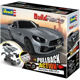 Збірна модель Revell Mercedes-AMG GT R, Grey Car, рівень 1, масштаб 1:43, 10 деталей (RVL-23152)