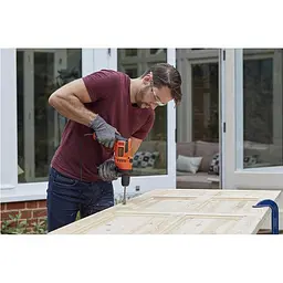 Дриль ударний Black+Decker мережевий 500 Вт (BEH200-QS) - мініатюра 5
