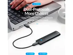 Кишеня для накопичувача Orico PWDM2-G2-BK-EP (HC380503) - мініатюра 5