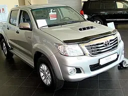Дефлектор капоту мухобійка Toyota HILUX 2011- Темний