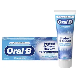 Зубна паста Oral-B Complete Захист та чистота Прохолодна м'ята 75 мл (8006530254878)