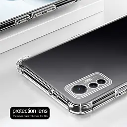 TPU чохол GETMAN Ease logo посилені кути Full Camera для Xiaomi 12 Lite Безбарвний (прозорий) - мініатюра 2