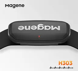Нагрудний датчик пульсу Magene H303 Монітор серцевого ритму, Bluetooth BLE 4.0 та ANT+ для Garmin | Polar | Bryton | Wahoo | Lezyne | Apple Watch - мініатюра 5