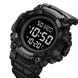 Чоловічий наручний годинник 1968 All Black Skmei acs0030455 - мініатюра 2